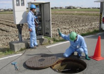 中継マンホールポンプ点検